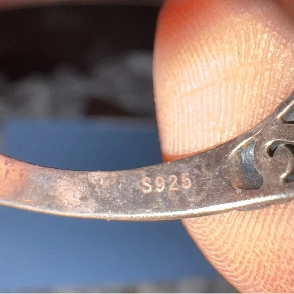 Vintage Sterling Silver 925 Large Mystic Topaz Stunning Ring Size 9 - Picture 13 of 16